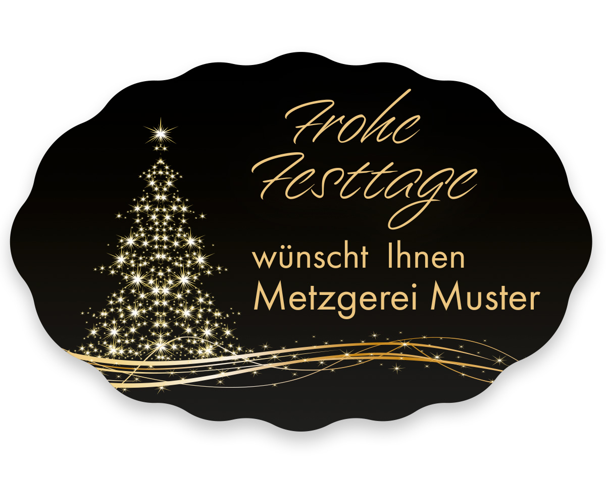 Weihnachtsetiketten, 49 x 32 mm, Version 97, 1 Rolle à 1.000 Etiketten