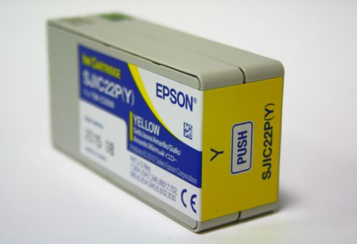 Farbpatrone gelb für Epson TM-C3500