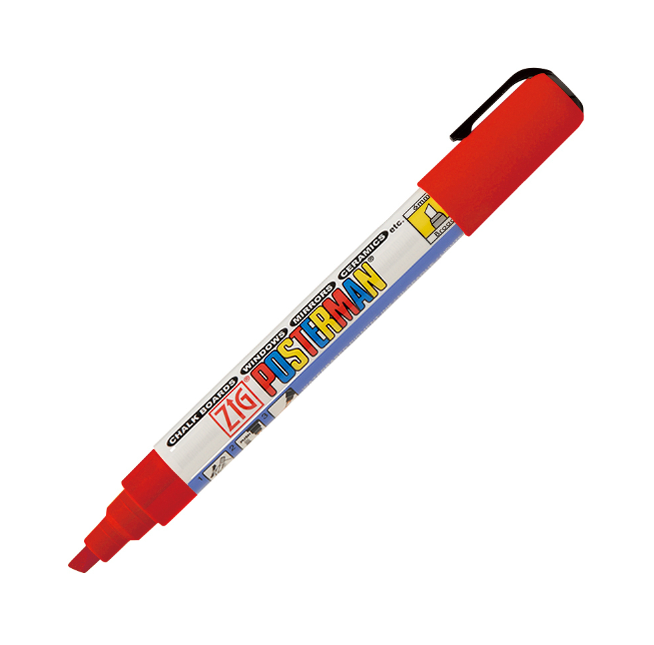 Plakatschreiber, 2 x 6 mm, rot