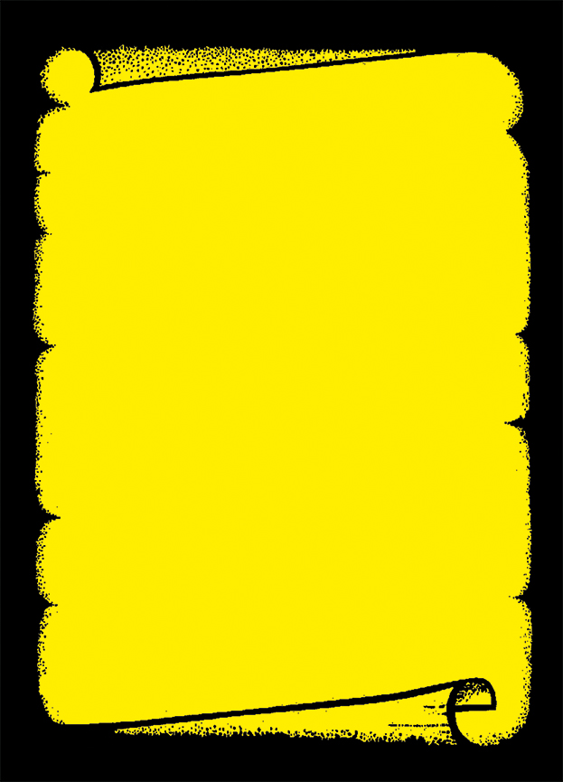Plakat "Dokumentenrolle", DIN A1, gelb, 50 Plakate pro Pack