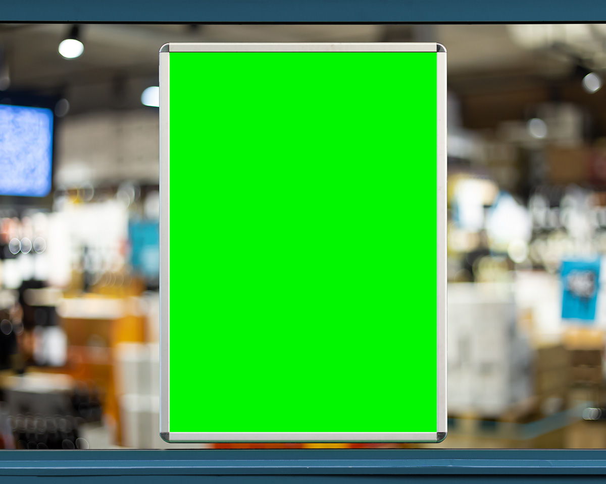 Plakatpapier leuchtgrün