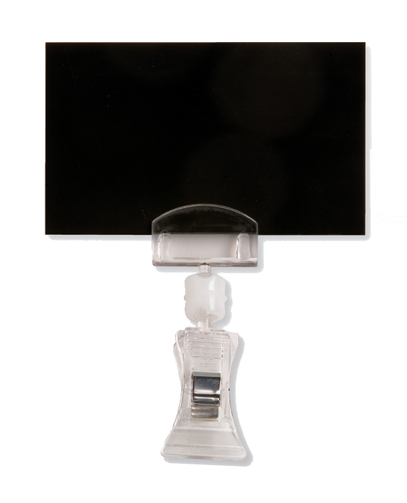 SIGN Clip Preishalter mit Klammer, Höhe 72 mm, 10 Stück pro Pack