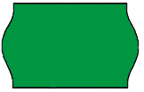 Haftetiketten, permanent, 26 x 12 mm, Leuchtfarbe grün, 36 Rollen à 1.000 Etiketten