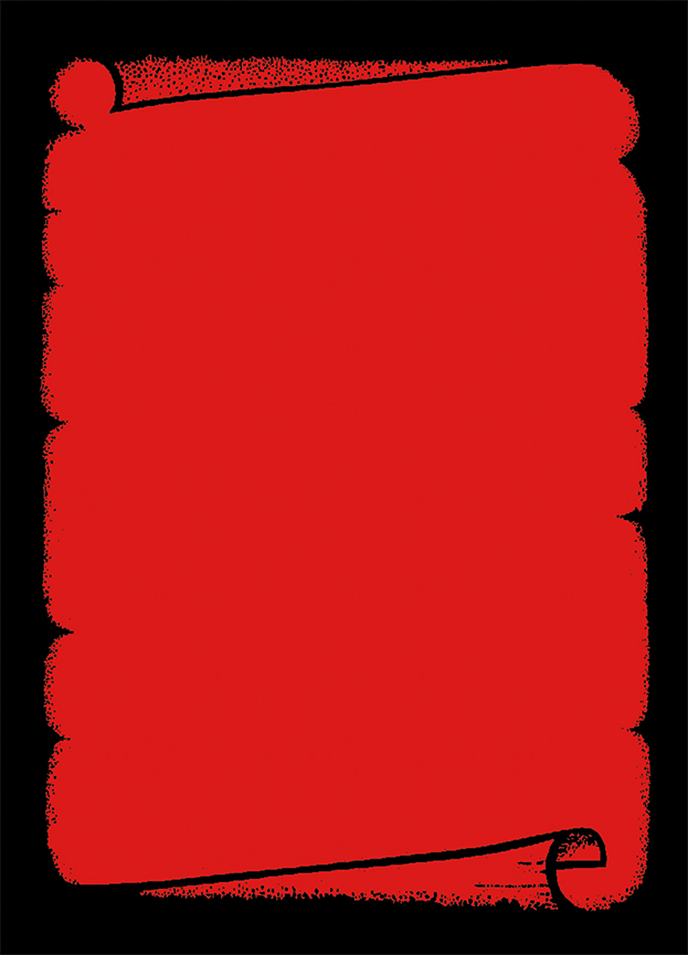Plakat "Dokumentenrolle", DIN A2, rot, 50 Plakate pro Pack